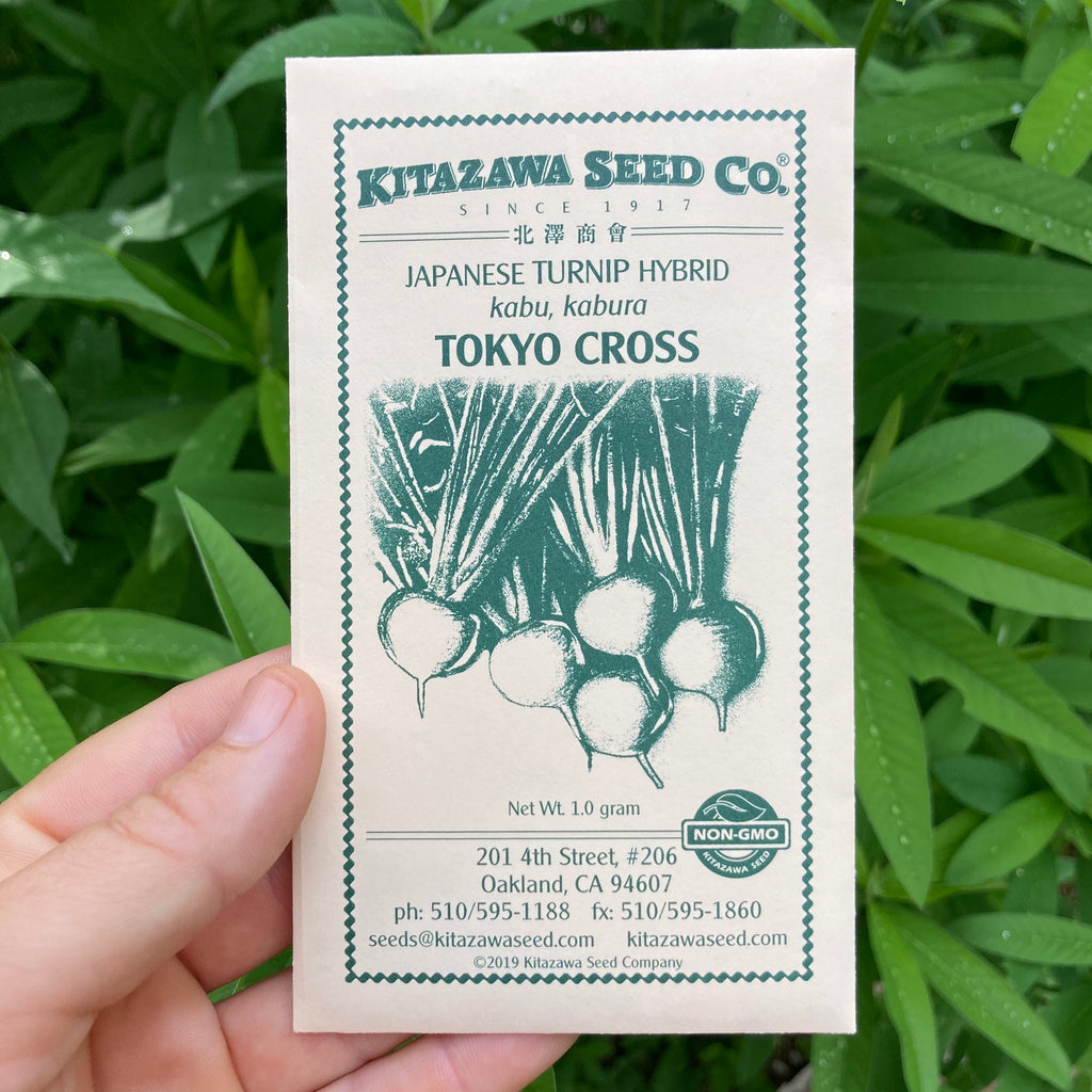 Tokyo Cross Hakurei-style Turnip Seed Packet