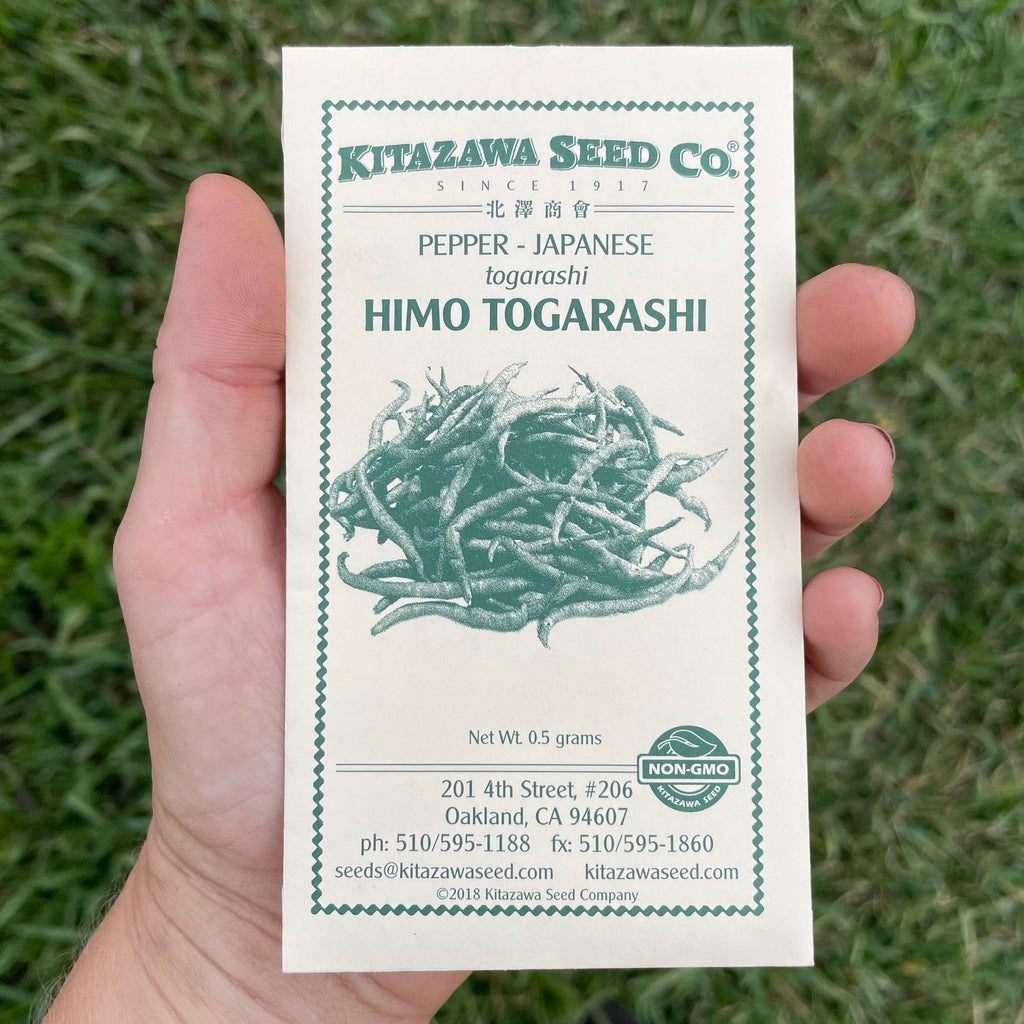 Himo Togarashi Pepper Seed Packet