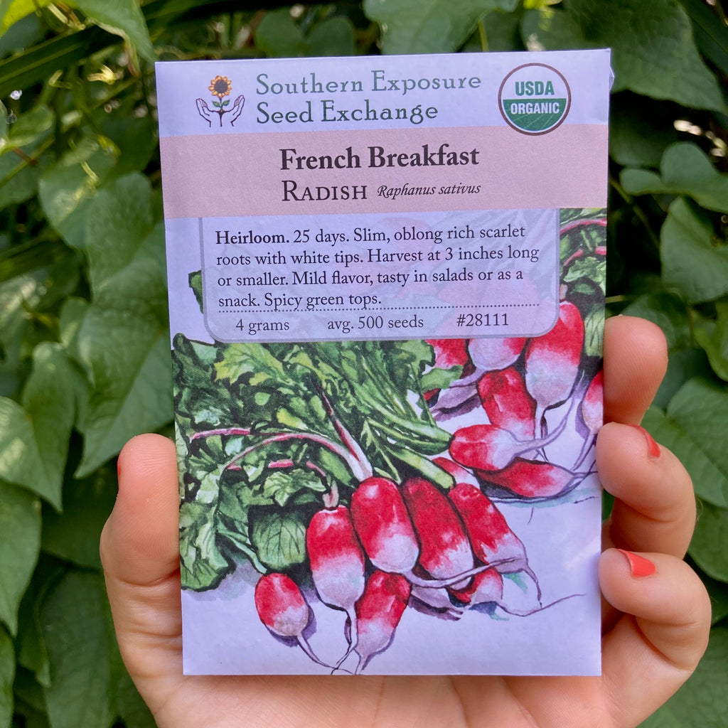 French Breakfast Radish Seed Packet