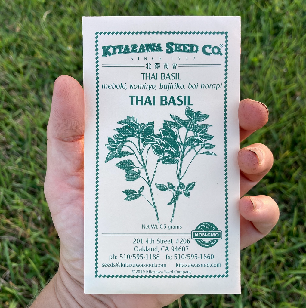 Thai Basil Seed Packet