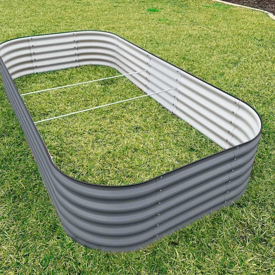 17" tall 10 in 1 Modular Metal Raised Bed by Vego Garden